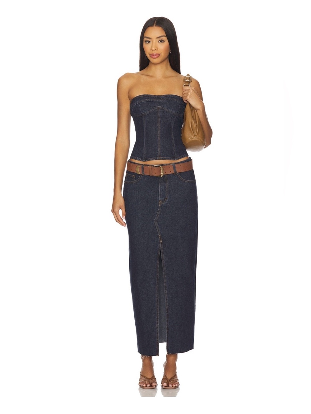 Lioness super sweet maxi skirt in indigo